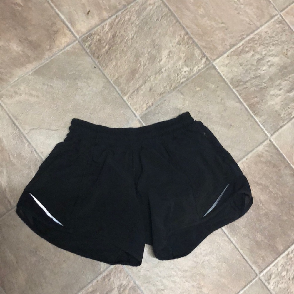 Black lululemon shorts